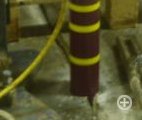Das Loch für den JointStabilizer wird gebohrt. 